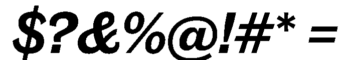 Caslon Doric Semibold Italic Font OTHER CHARS