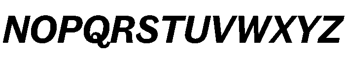 Caslon Doric Semibold Italic Font UPPERCASE