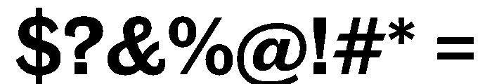 Caslon Doric Semibold Font OTHER CHARS