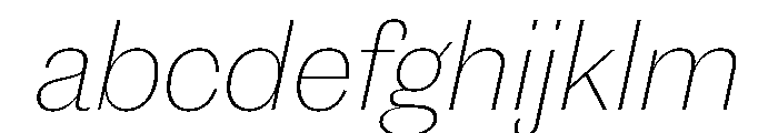 Caslon Doric Thin Italic FONT