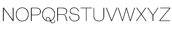 Caslon Doric Thin Font UPPERCASE