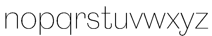 Caslon Doric Thin Font LOWERCASE