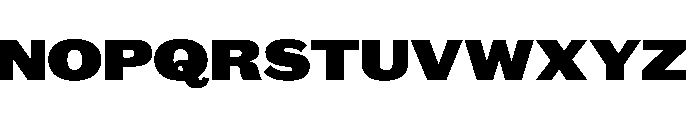 Caslon Doric Wide Black Font UPPERCASE