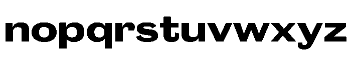 Caslon Doric Wide Bold Font LOWERCASE