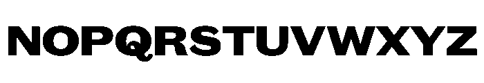 Caslon Doric Wide Extrabold Font UPPERCASE