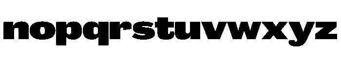 Caslon Doric Wide Fat Font LOWERCASE