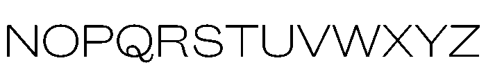 Caslon Doric Wide Light Font UPPERCASE
