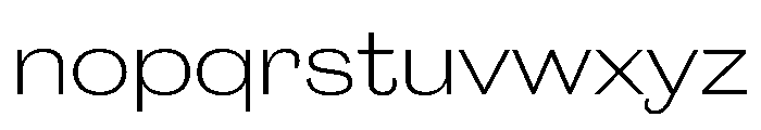 Caslon Doric Wide Light Font LOWERCASE