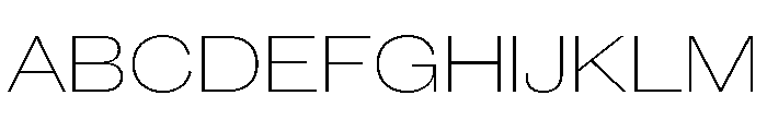 Caslon Doric Wide Thin Font UPPERCASE
