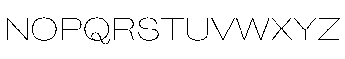 Caslon Doric Wide Thin Font UPPERCASE