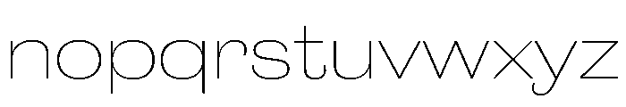 Caslon Doric Wide Thin Font LOWERCASE
