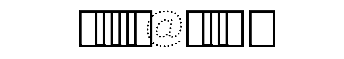 Caslon Dot Regular Font OTHER CHARS