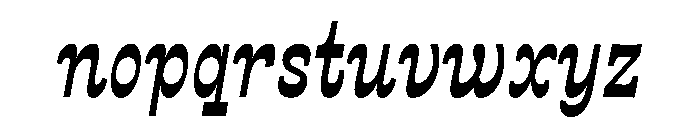 Caslon French Antique Cursive Font LOWERCASE