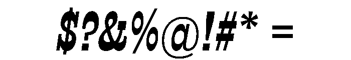Caslon French Antique Italic Font OTHER CHARS