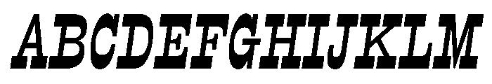 Caslon French Antique Italic Font UPPERCASE