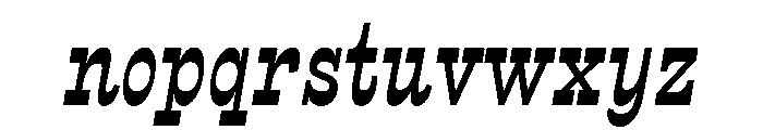 Caslon French Antique Italic Font LOWERCASE