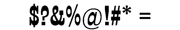 Caslon French Antique Regular Font OTHER CHARS