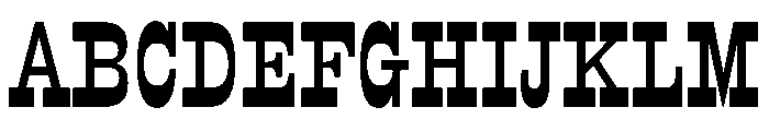 Caslon French Antique Regular Font UPPERCASE