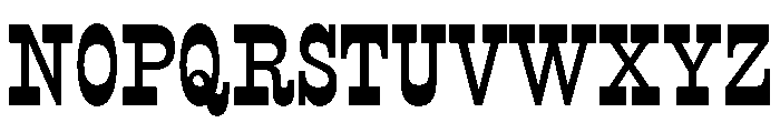 Caslon French Antique Regular Font UPPERCASE