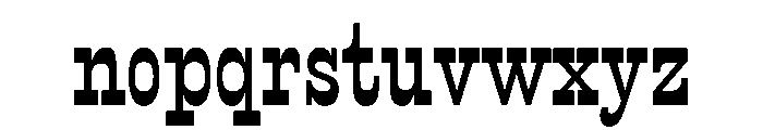 Caslon French Antique Regular Font LOWERCASE