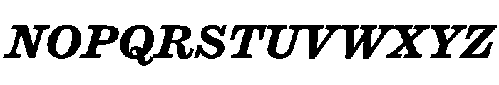 Caslon Ionic Bold Italic Font UPPERCASE