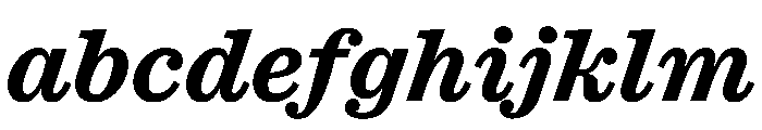 Caslon Ionic Bold Italic FONT