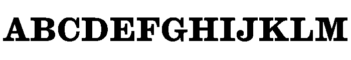 Caslon Ionic Bold Font UPPERCASE