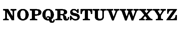 Caslon Ionic Bold Font UPPERCASE