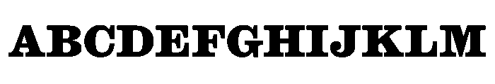 Caslon Ionic Extrabold Font UPPERCASE