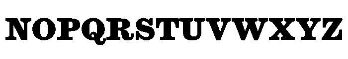 Caslon Ionic Extrabold Font UPPERCASE