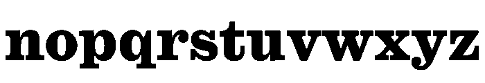 Caslon Ionic Extrabold Font LOWERCASE