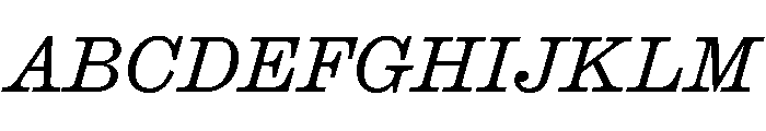 Caslon Ionic Light Italic Font UPPERCASE