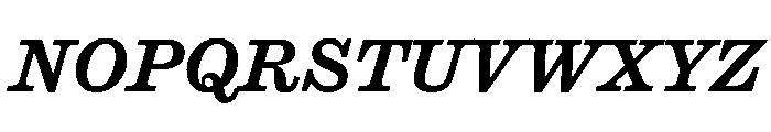 Caslon Ionic Medium Italic Font UPPERCASE