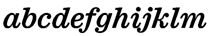 Caslon Ionic Medium Italic FONT