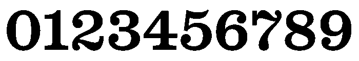 Caslon Ionic Medium Font OTHER CHARS