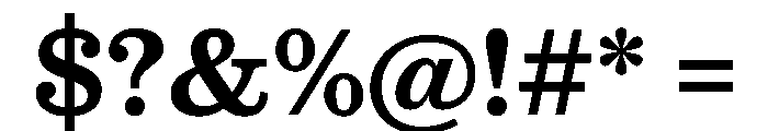 Caslon Ionic Medium Font OTHER CHARS