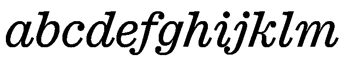 Caslon Ionic Regular Italic FONT