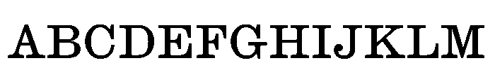 Caslon Ionic Regular Font UPPERCASE