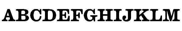 Caslon Ionic Rounded Bold Font UPPERCASE