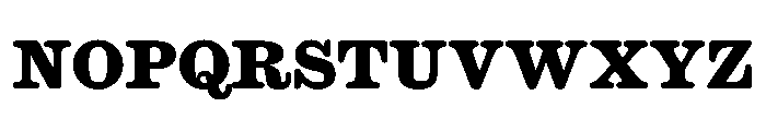 Caslon Ionic Rounded Extrabold Font UPPERCASE