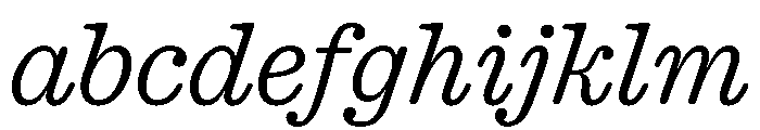 Caslon Ionic Rounded Light Italic FONT