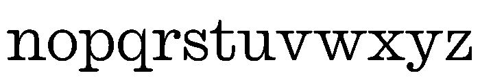 Caslon Ionic Rounded Light Font LOWERCASE