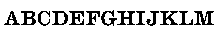 Caslon Ionic Rounded Medium Font UPPERCASE