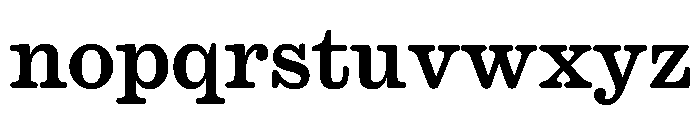 Caslon Ionic Rounded Medium Font LOWERCASE