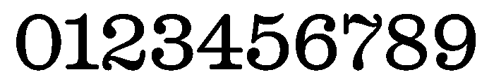 Caslon Ionic Rounded Regular Font OTHER CHARS
