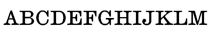 Caslon Ionic Rounded Regular Font UPPERCASE