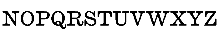 Caslon Ionic Rounded Regular Font UPPERCASE