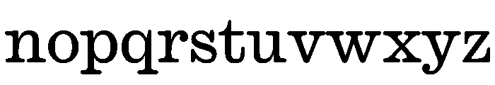 Caslon Ionic Rounded Regular Font LOWERCASE