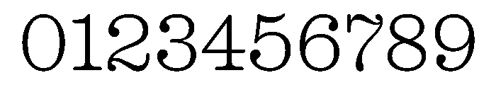 Caslon Ionic Rounded Thin Font OTHER CHARS