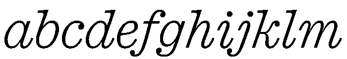 Caslon Ionic Thin Italic FONT